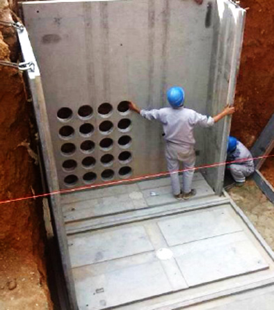 南寧預制裝配輕質(zhì)電纜井工程