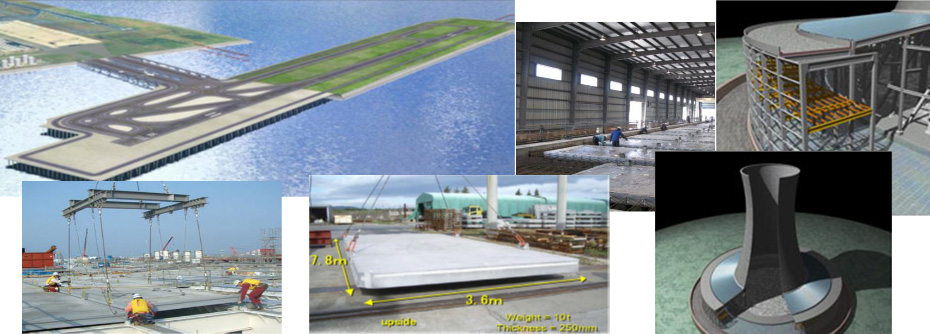 日本羽田機場的跑道，世界上最大的導管項目之一